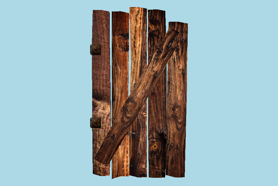 Very Old Door 3d model
